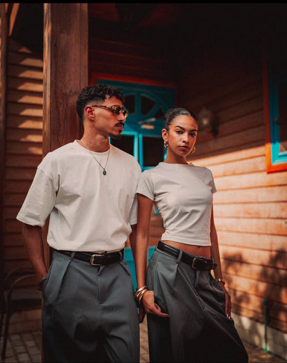 Dark Grey Tailored Pants