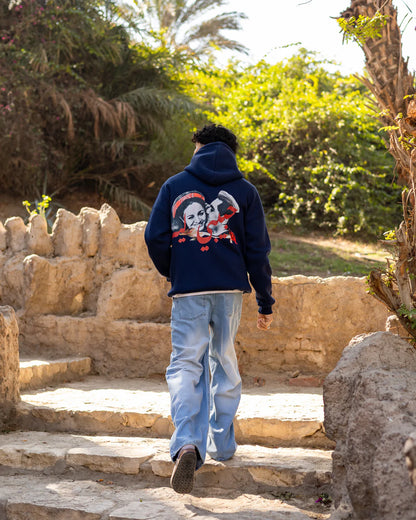 Habeeby leh navy hoodie