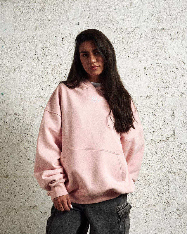 "Tiscar Mawlah" Pink Hoodie