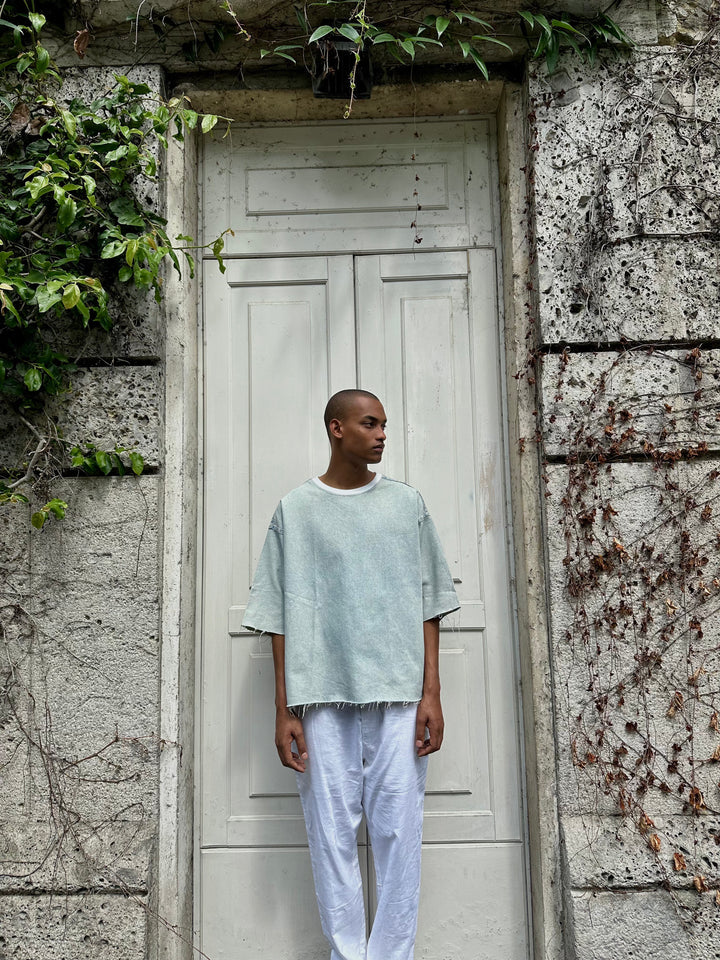 [PRE-ORDER] The asili BUBBLY DENIM TSHIRT