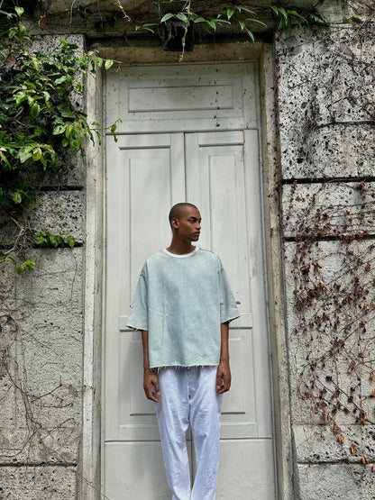 [PRE-ORDER] The asili BUBBLY DENIM TSHIRT