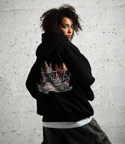 "Shed Ya Marakby" Black Hoodie