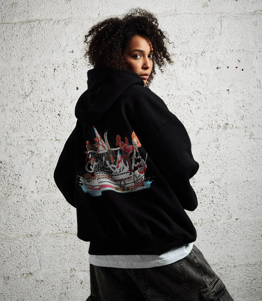 "Shed Ya Marakby" Black Hoodie