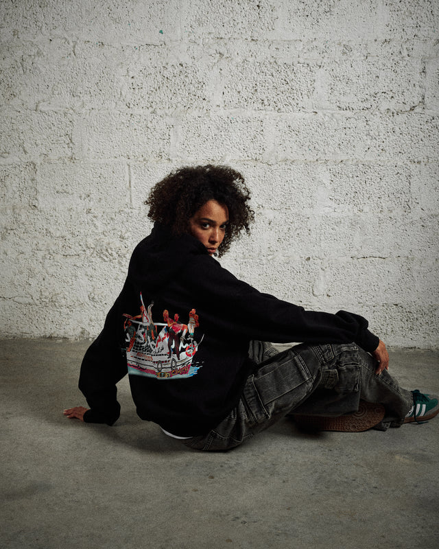 "Shed Ya Marakby" Black Hoodie