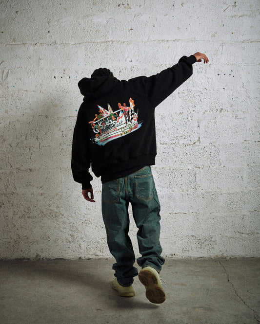 "Shed Ya Marakby" Black Hoodie