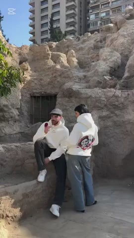 Habeeby leh navy hoodie